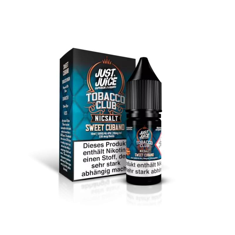 Just Juice - Sweet Cubano Tobacco - Nikotinsalz Liquid 20mg/ml