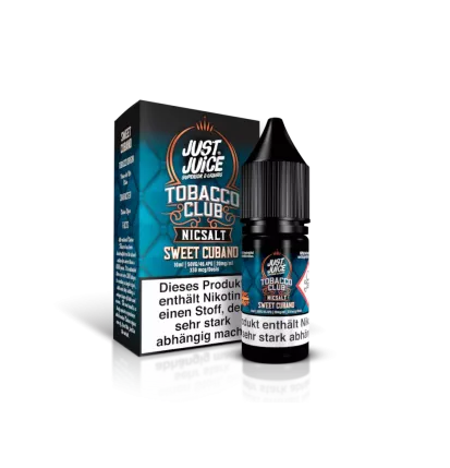 Just Juice - Sweet Cubano Tobacco - Nikotinsalz Liquid 20mg/ml