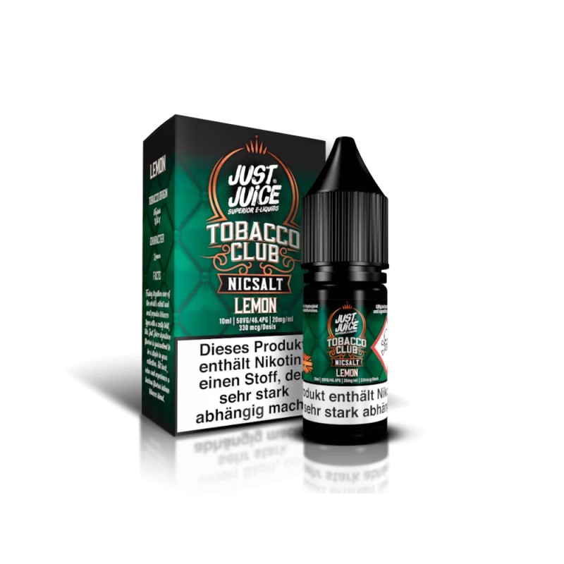 Just Juice - Lemon Tobacco - Nikotinsalz Liquid 20mg/ml