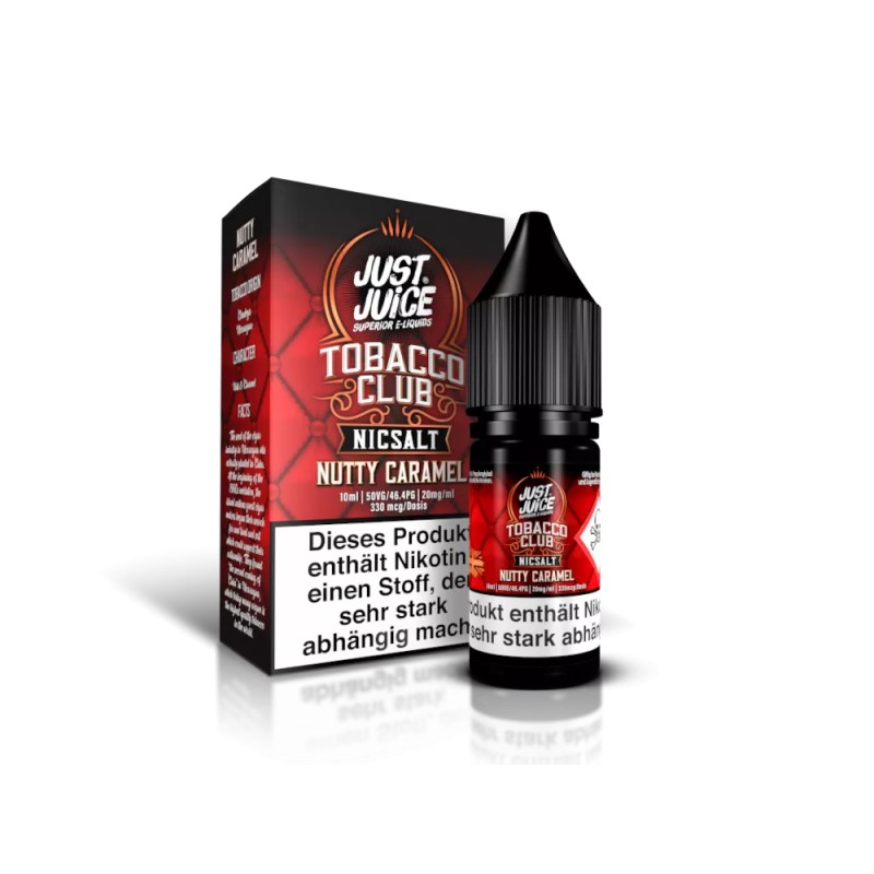 Just Juice - Nutty Caramel Tobacco - Nikotinsalz Liquid