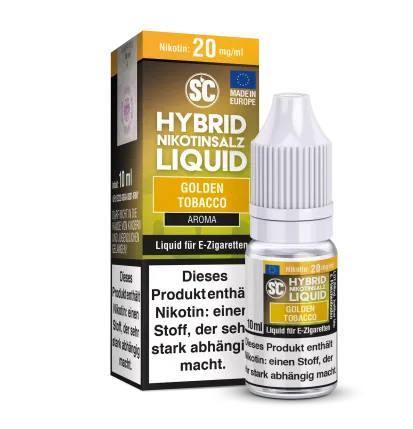 SC SC - Golden Tobacco - Hybrid Nikotinsalz Liquid