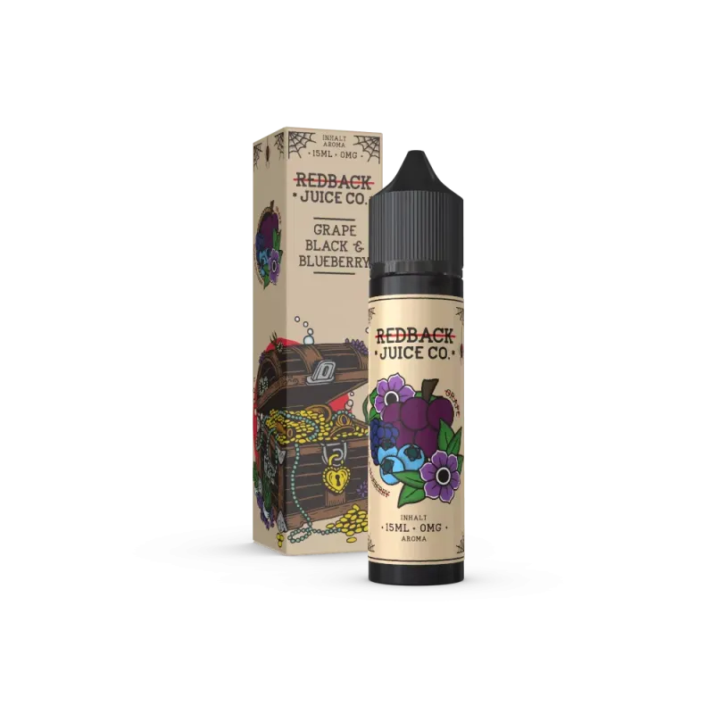 Redback Juice Co. - Aroma Grape Black & Blueberry 15ml