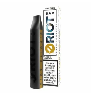 RIOT Bar RIOT Bar - Classic Tobacco - 20mg/ml