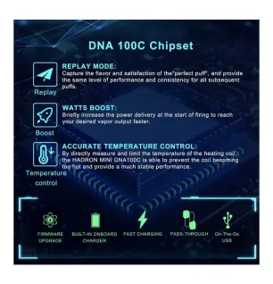 Steam Crave Hadron Mini DNA 100C Mod - 100 Watt Akkuträger