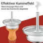 Shisha Kaminaufsatz Edelstahl ohne Griff