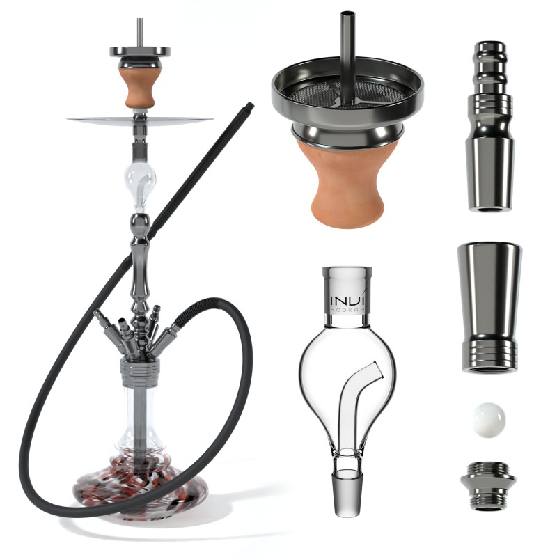 INVI Shisha Tesseract Edelstahl