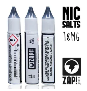 Zap Juice ZAP! Juice - Nic Salt Shots - 18 mg/ml
