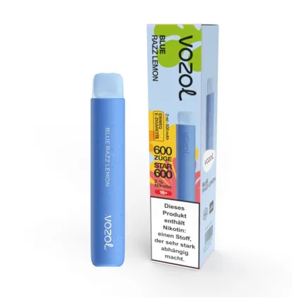 vozol Vozol Star 600 - Blue Razz Lemon - 20mg/ml // Steuermarke