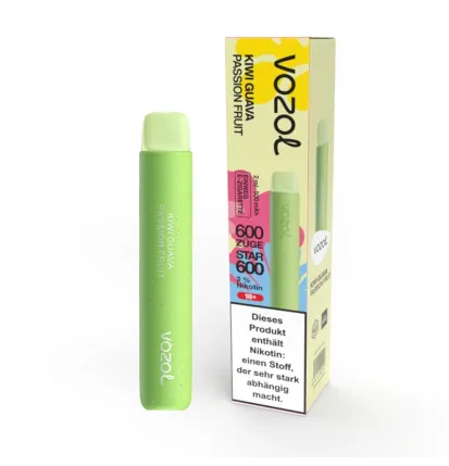 Vozol Star 600 - Kiwi Guava Passion Fruit - 20mg/ml // Steuermarke