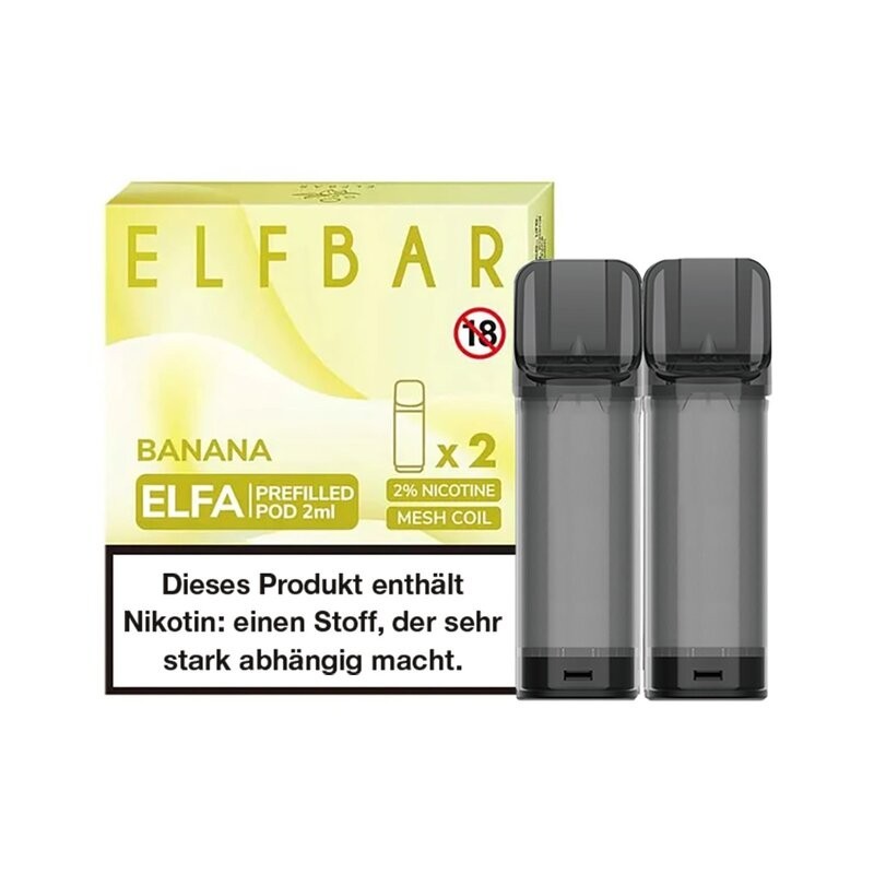 ELF Bar - ELFA - Prefilled Pods (2 Stück) - Banana - 20mg/ml