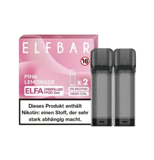 ELF Bar - ELFA ELF Bar - ELFA - Prefilled Pods (2 Stück) - Pink Lemona