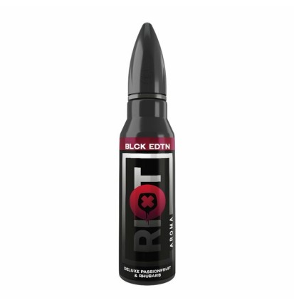 Riot Squad - Black Edition - Deluxe Passionfruit & Rhubarb - 15ml Aroma (Longfill) // Steuerware