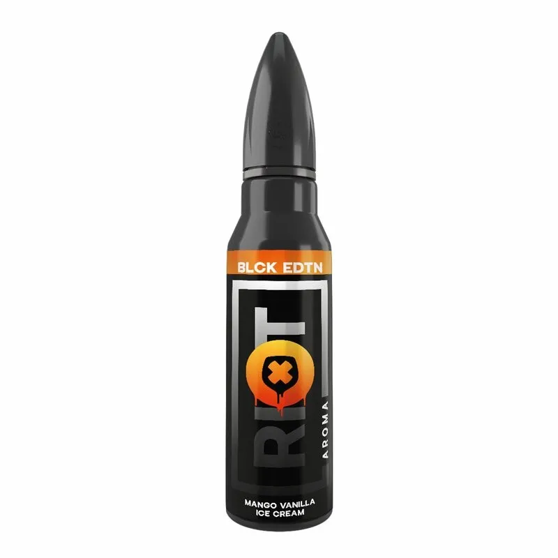 Riot Squad - BLCK Edition - Mango Vanilla Ice Cream - 50ml (Shortfill) // Steuerware