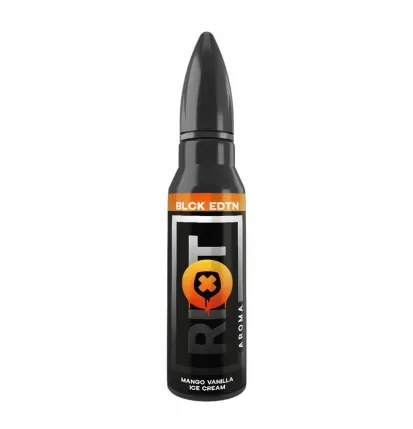 Riot Squad - BLCK Edition - Mango Vanilla Ice Cream - 50ml (Shortfill) // Steuerware