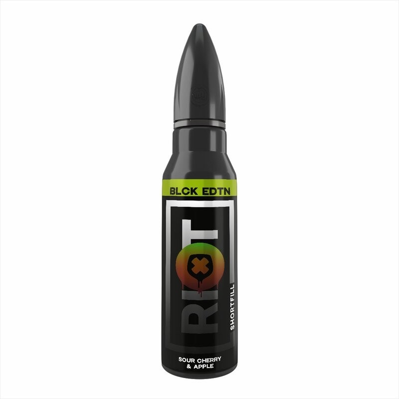 Riot Squad - BLCK Edition - Sour Cherry & Apple - 50ml (Shortfill) // Steuerware