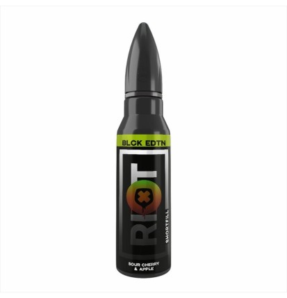 Riot Squad - BLCK Edition - Sour Cherry & Apple - 50ml (Shortfill) // Steuerware