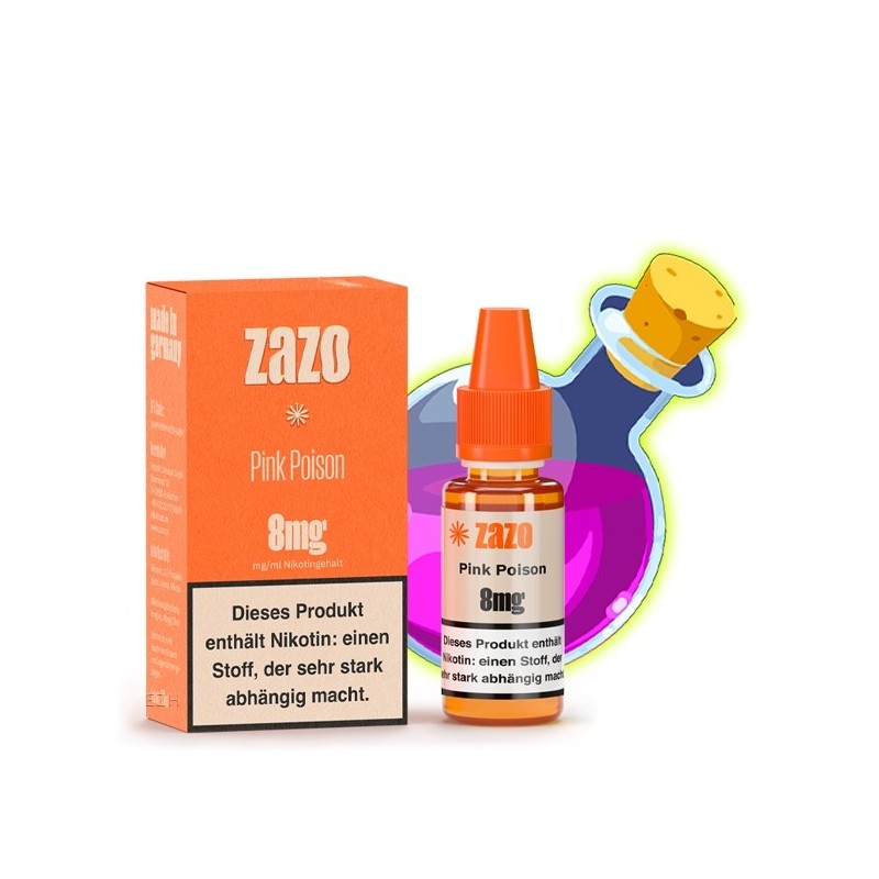 Pink Poison E-Liquid 10ml von ZAZO - Made in Germany