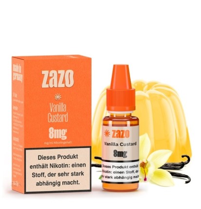 Vanilla Custard E-Liquid 10ml von ZAZO - Made in Germany