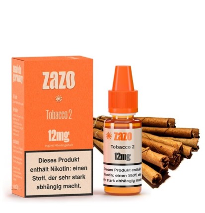 Tobacco 2 E-Liquid 10ml von ZAZO - Made in Germany