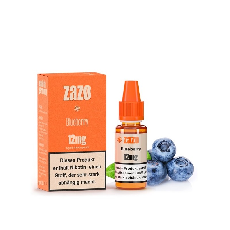 Blueberry E-Liquid 10ml von ZAZO - Made in Germany