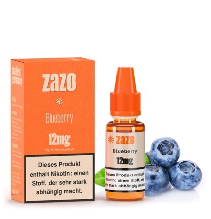 ZAZO Blueberry E-Liquid 10ml von ZAZO - Made in Germany