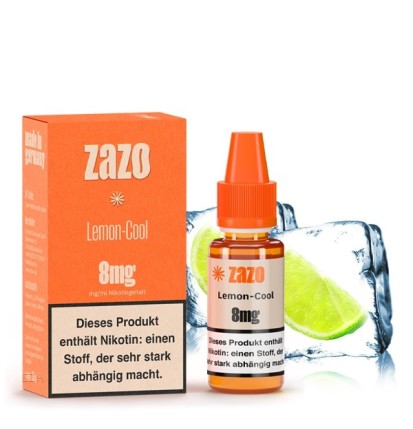 Lemon Cool E-Liquid 10ml von ZAZO - Made in Germany