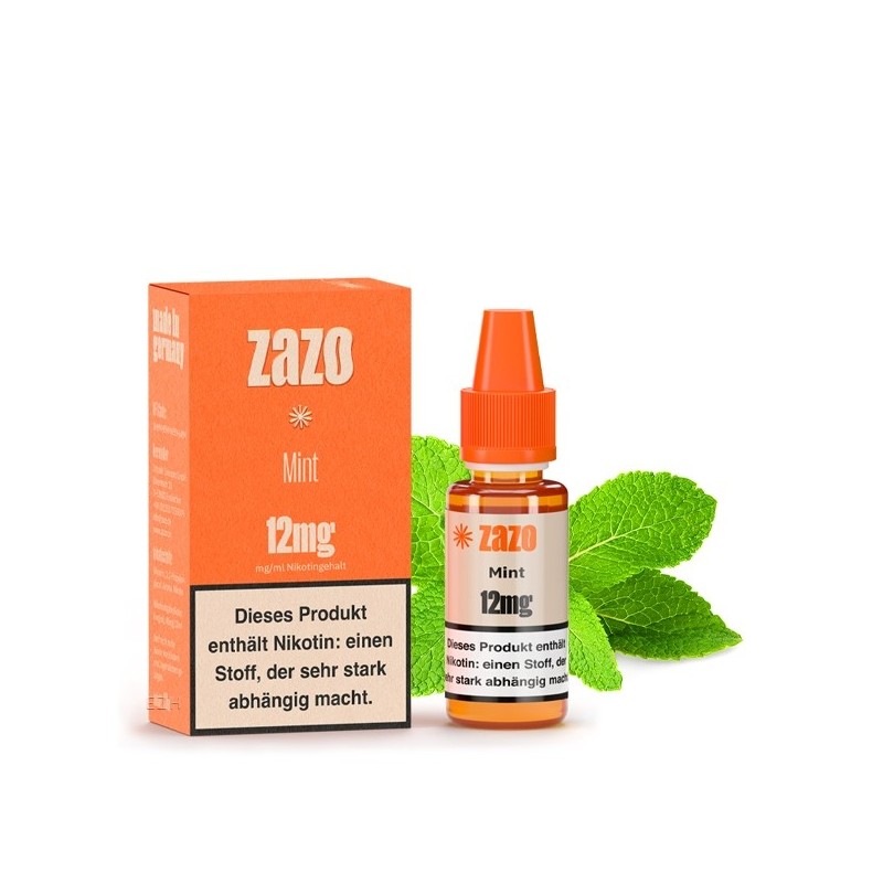 Mint E-Liquid 10ml von Zazo - Made in Germany