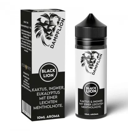 Black Lion Longfill-Aroma (Ingwer, Kaktus & Menthol) - Dampflion