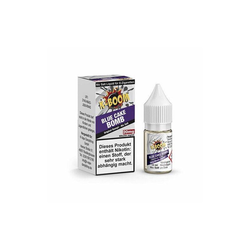 K-Boom - Blue Cake Bomb - 10ml - 20mg/ml - Nikotinsalz // Steuerware