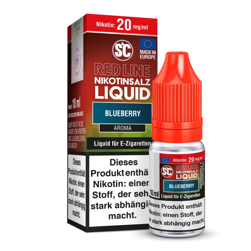 SC - Red Line - Blueberry - Nikotinsalz Liquid