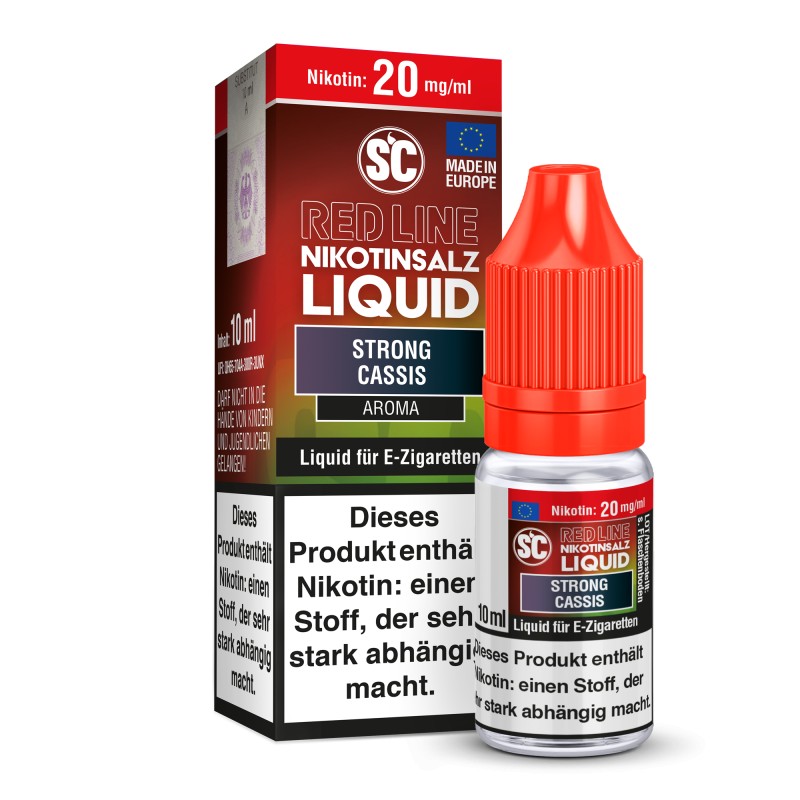 SC - Red Line - Strong Cassis - Nikotinsalz Liquid