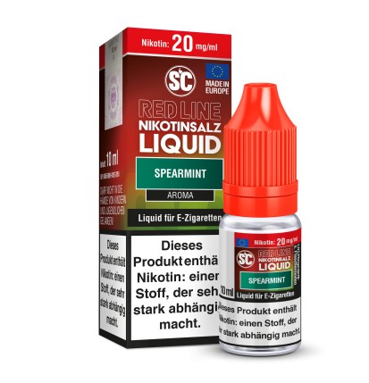 InnoCigs SC - Red Line - Spearmint - Nikotinsalz Liquid