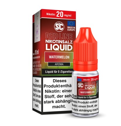 SC - Red Line - Watermelon - Nikotinsalz Liquid