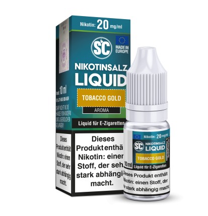 InnoCigs SC - Tobacco Gold - Nikotinsalz Liquid