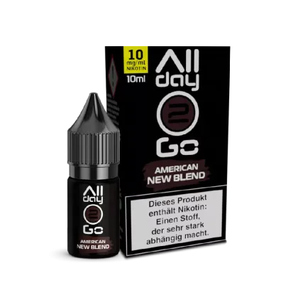 Allday 2 Go Allday2Go - American New Blend - Hybrid Nikotinsalz Liquid