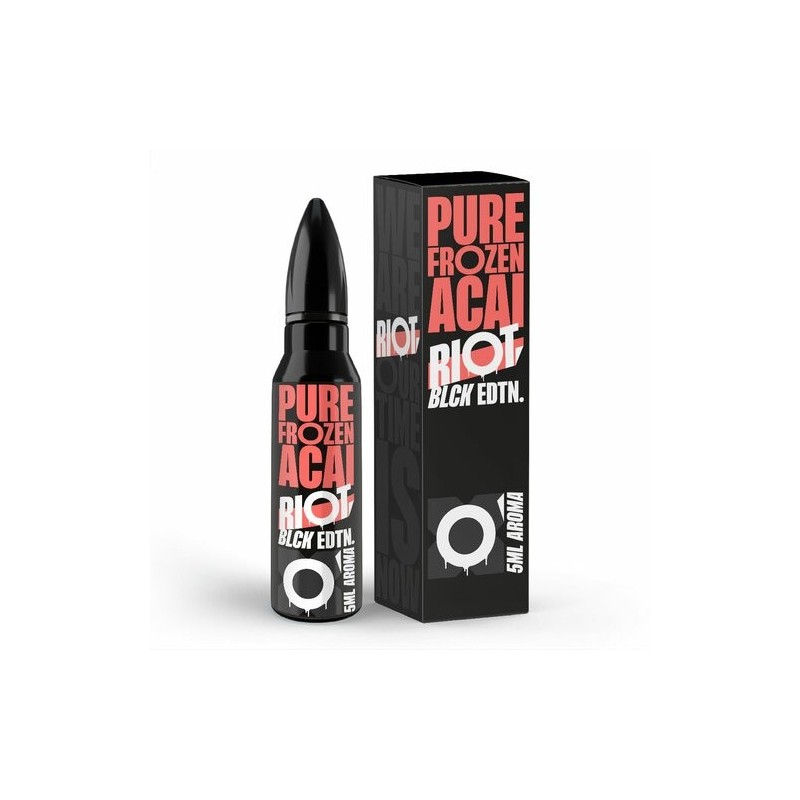 Riot Squad - Black Edition - Pure Frozen Acai - 5ml Aroma (Longfill) // Steuerware