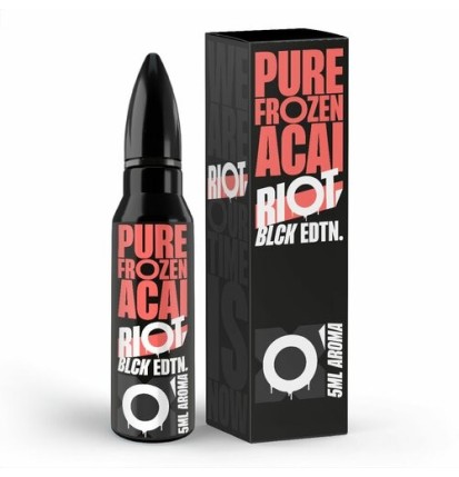 Riot Squad - Black Edition - Pure Frozen Acai - 5ml Aroma (Longfill) // Steuerware