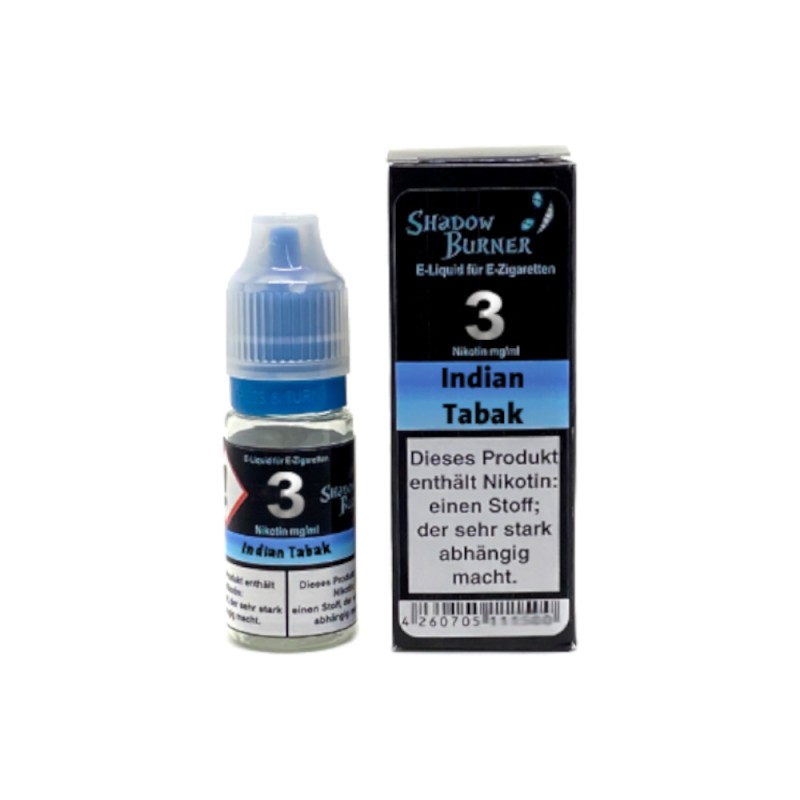 SHADOW BURNER Indian Tabak Liquid 10ml