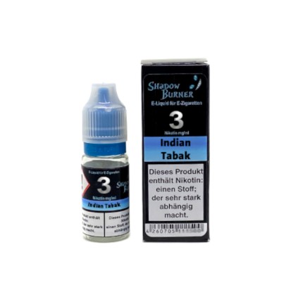 SHADOW BURNER Indian Tabak Liquid 10ml