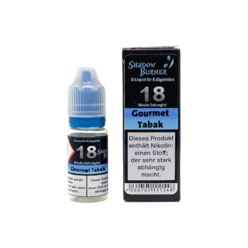 Shadow Burner - Gourmet Tabak - Nikotinsalz Liquid