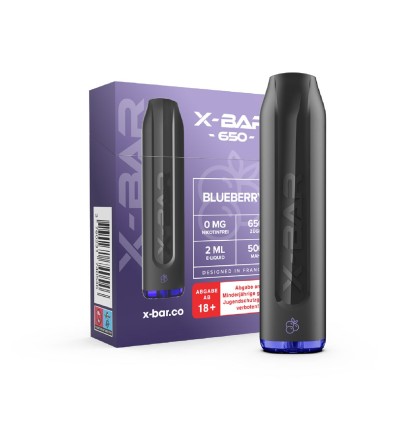 X-BAR Mini - Blueberry - 0mg/ml (Nikotinfrei) // Steuerware