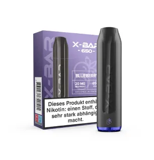 J Well X-BAR Mini - Blueberry - 20mg/ml (Nikotinfrei) // Steuerware