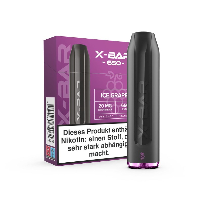 X-BAR Mini - Grape Ice - 20mg/ml // Steuerware