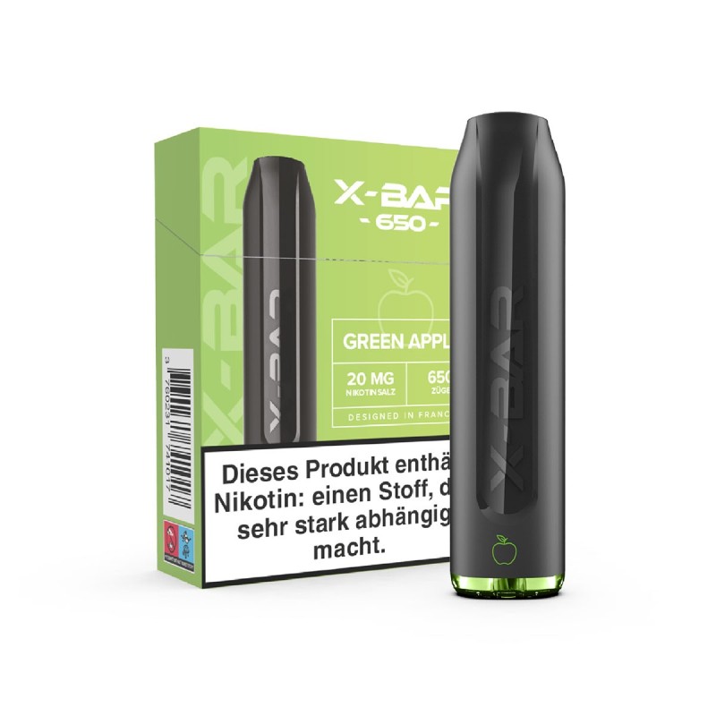 X-BAR Mini - Green Apple - 20mg/ml // Steuerware