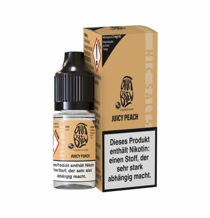 Ohmbrew Ohmbrew - Juicy Peach - Nikotinsalz - 10ml // Steuerware