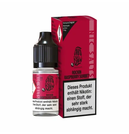 Ohmbrew - Rockin Raspberry Sorbet - Nikotinsalz - 10ml // Steuerware