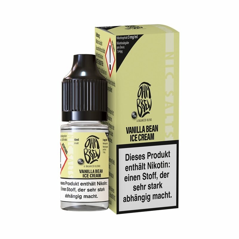 Ohmbrew - Vanilla Bean Ice Cream - Nikotinsalz - 10ml // Steuerware