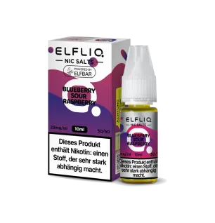 ELFLIQ ELFLIQ - Blueberry Sour Raspberry - Nikotinsalz Liquid