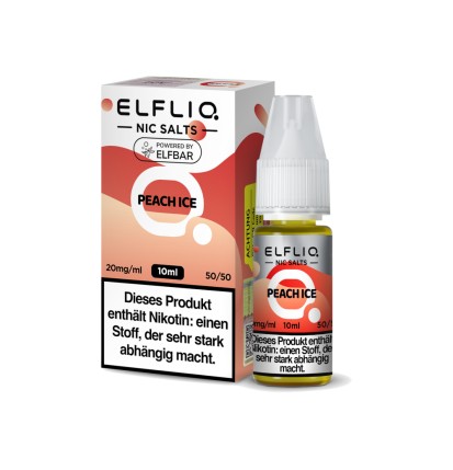 ELFLIQ ELFLIQ - Peach Ice - Nikotinsalz Liquid