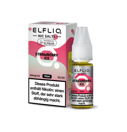 ELFLIQ ELFLIQ - Strawberry Ice - Nikotinsalz Liquid